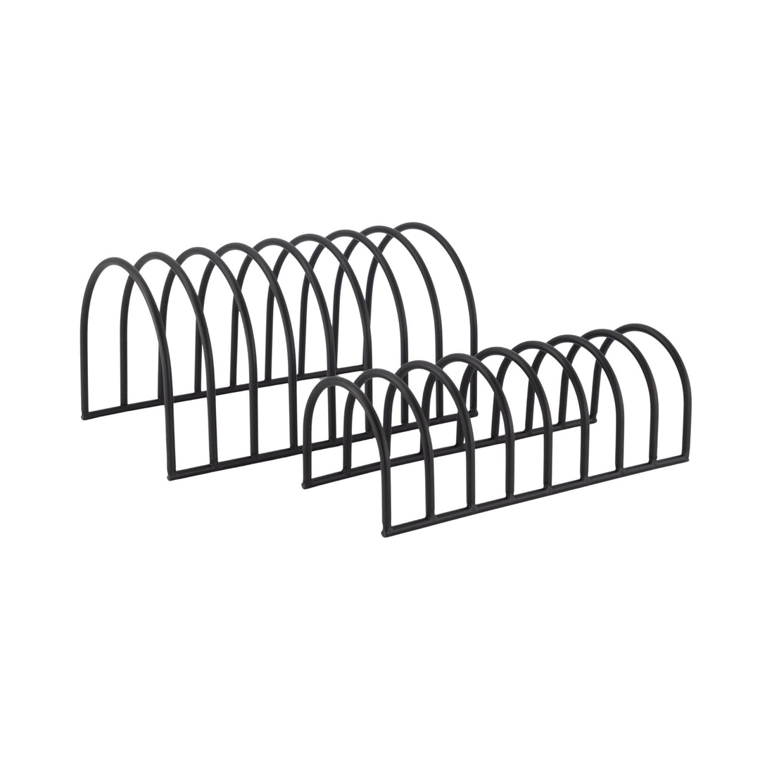DESIGNSTUFF DRIP Dish Drainer, Black (Set of 2)