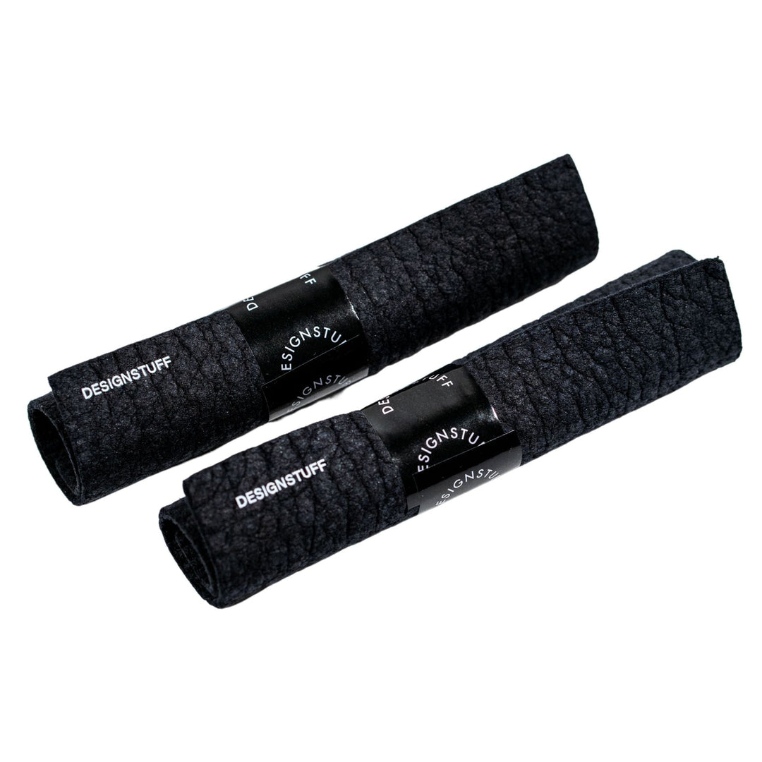 DESIGNSTUFF ETTA Compostable Dishcloth, Black (Set of 2)