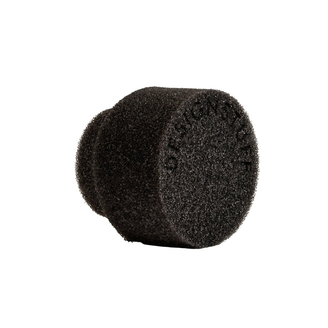 DESIGNSTUFF ETTA Round Silicone Sponge, Black