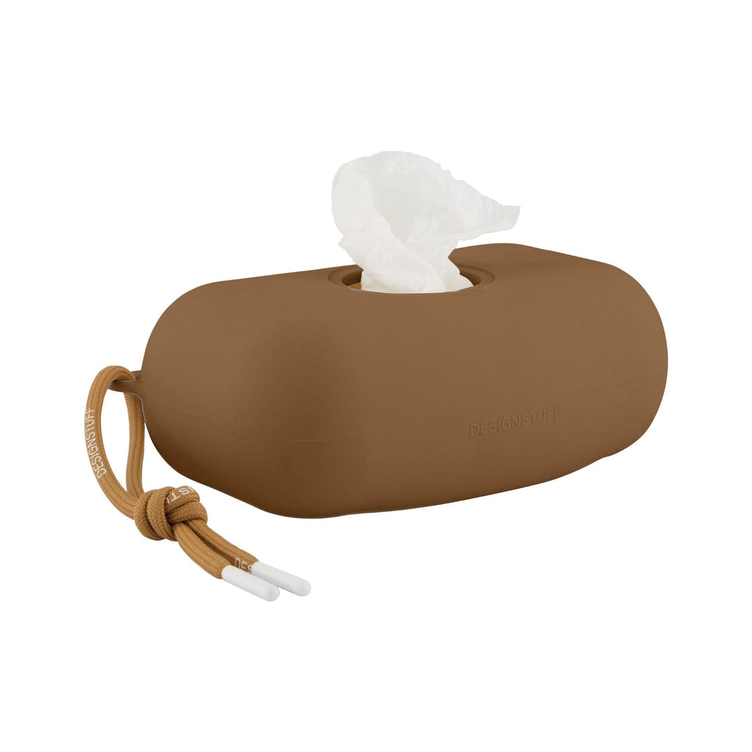 DESIGNSTUFF CUBI Wet Wipes Cover, Camel