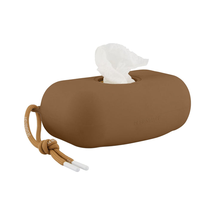 DESIGNSTUFF CUBI Wet Wipes Cover, Camel