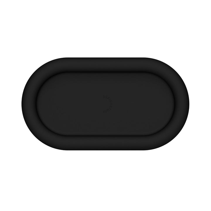 Plateau en silicone à bulles DESIGNSTUFF RUND, 22 cm, noir