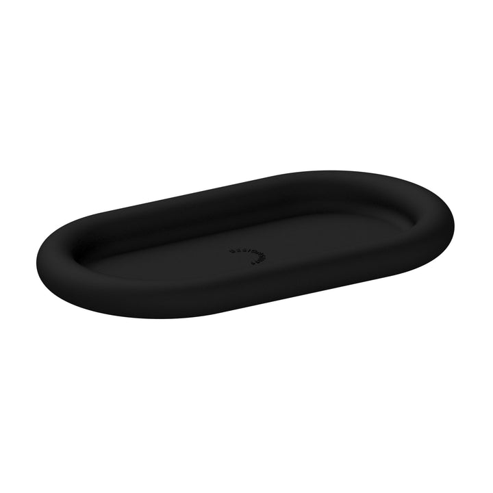 Plateau en silicone à bulles DESIGNSTUFF RUND, 22 cm, noir