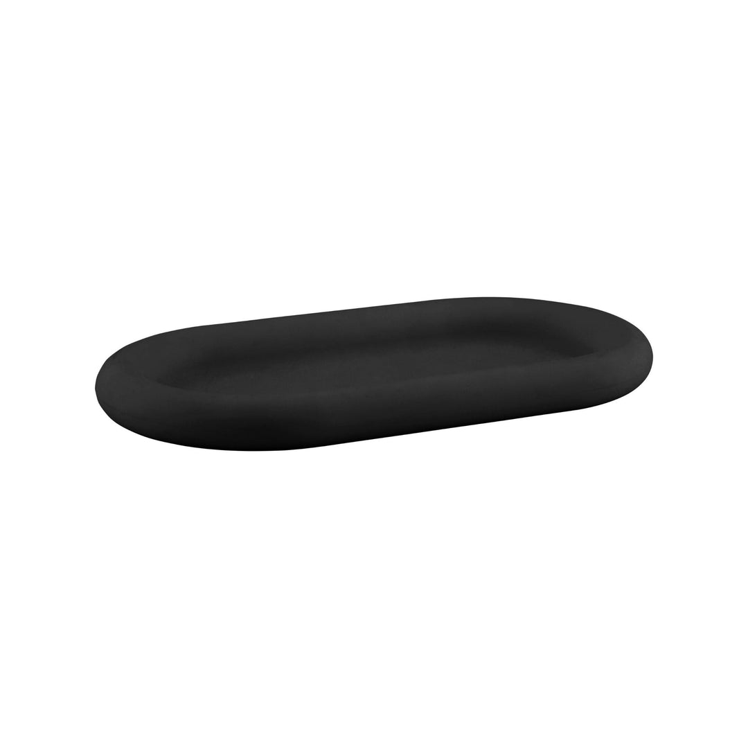 DESIGNSTUFF RUND Bubble Silicone Tray, 22cm, Black
