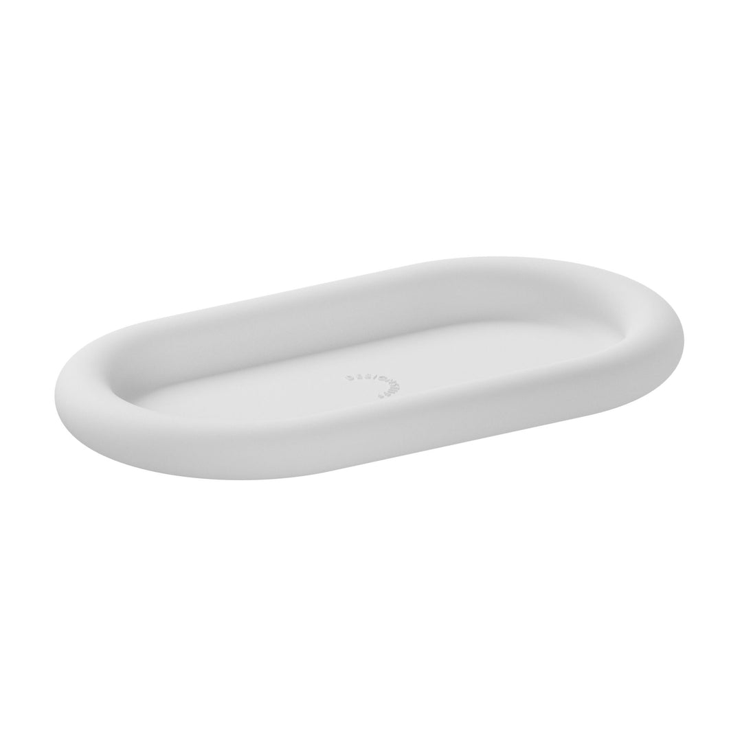 Plateau en silicone à bulles DESIGNSTUFF RUND, 22 cm, blanc