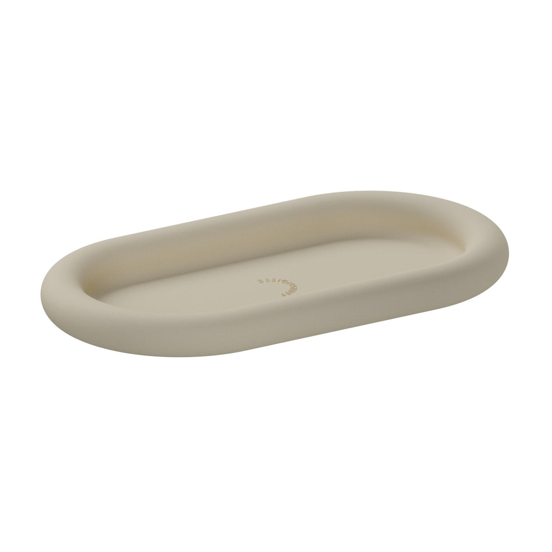 Plateau en silicone à bulles DESIGNSTUFF RUND, 22 cm, sable
