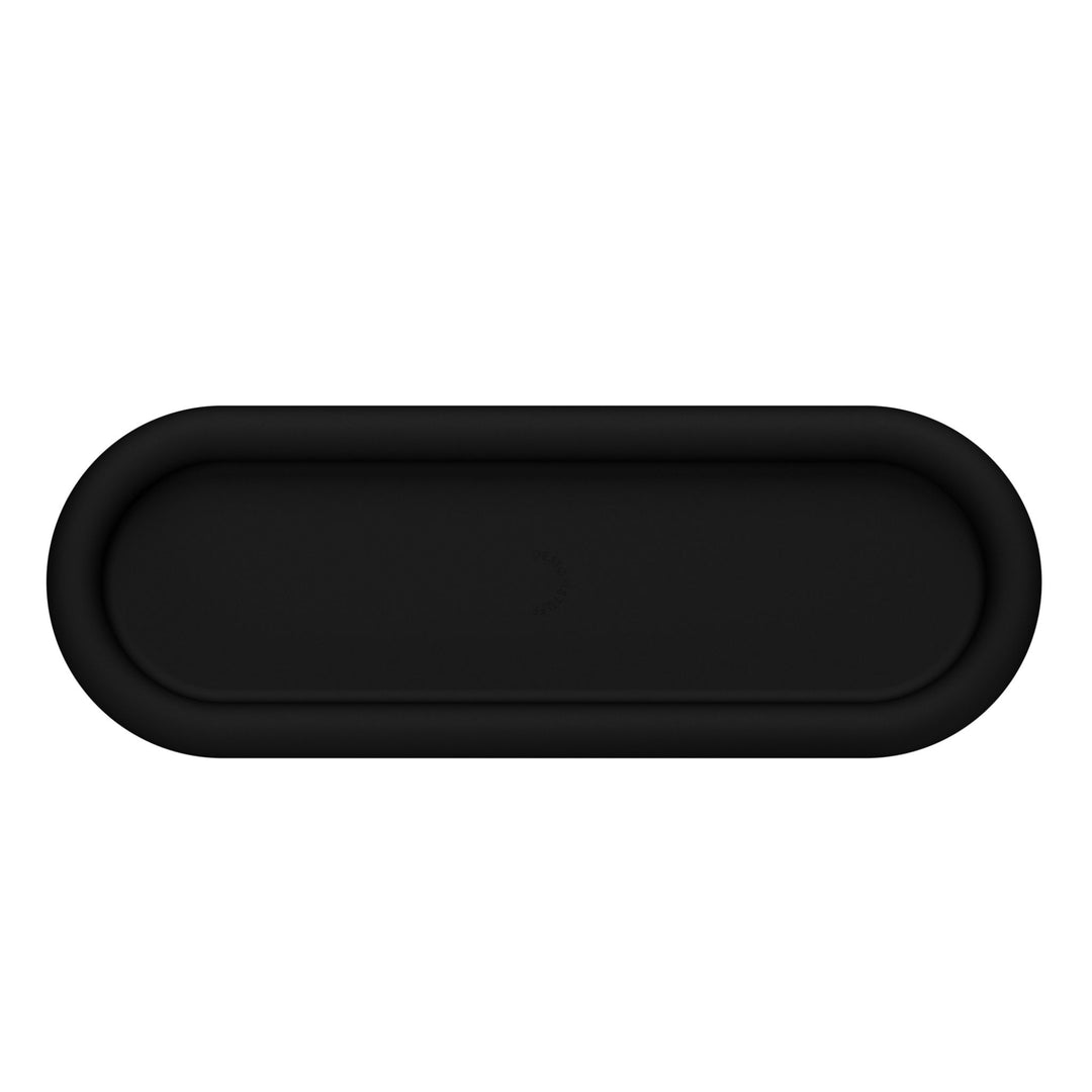 Plateau en silicone à bulles DESIGNSTUFF RUND, 35 cm, noir
