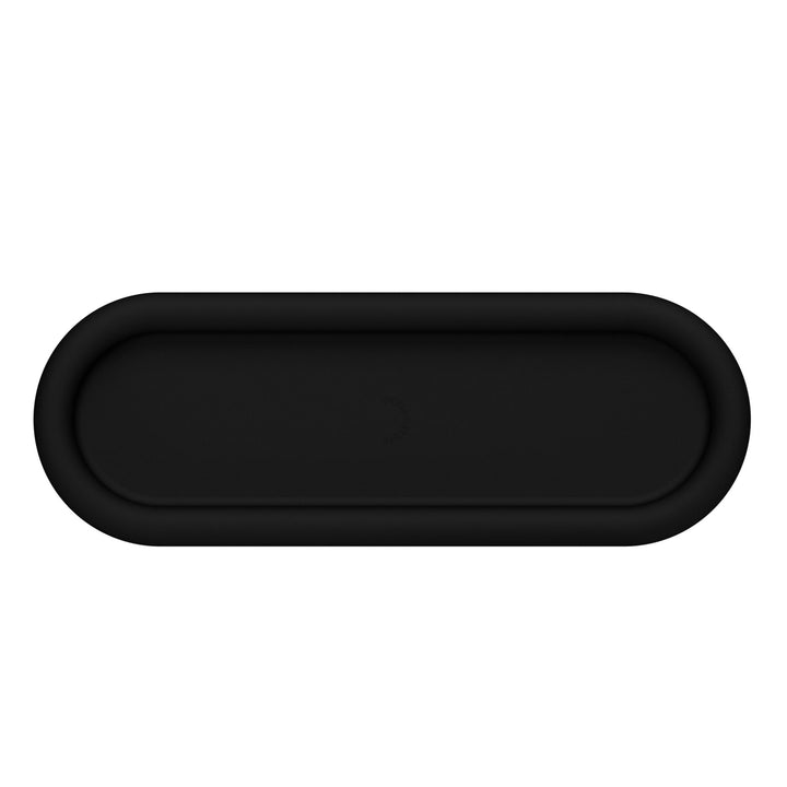 Plateau en silicone à bulles DESIGNSTUFF RUND, 35 cm, noir