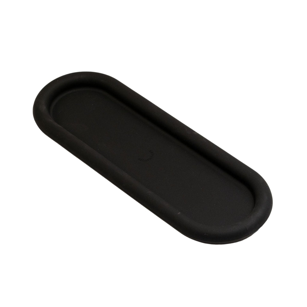 DESIGNSTUFF RUND Bubble Silicone Tray, 35cm, Black