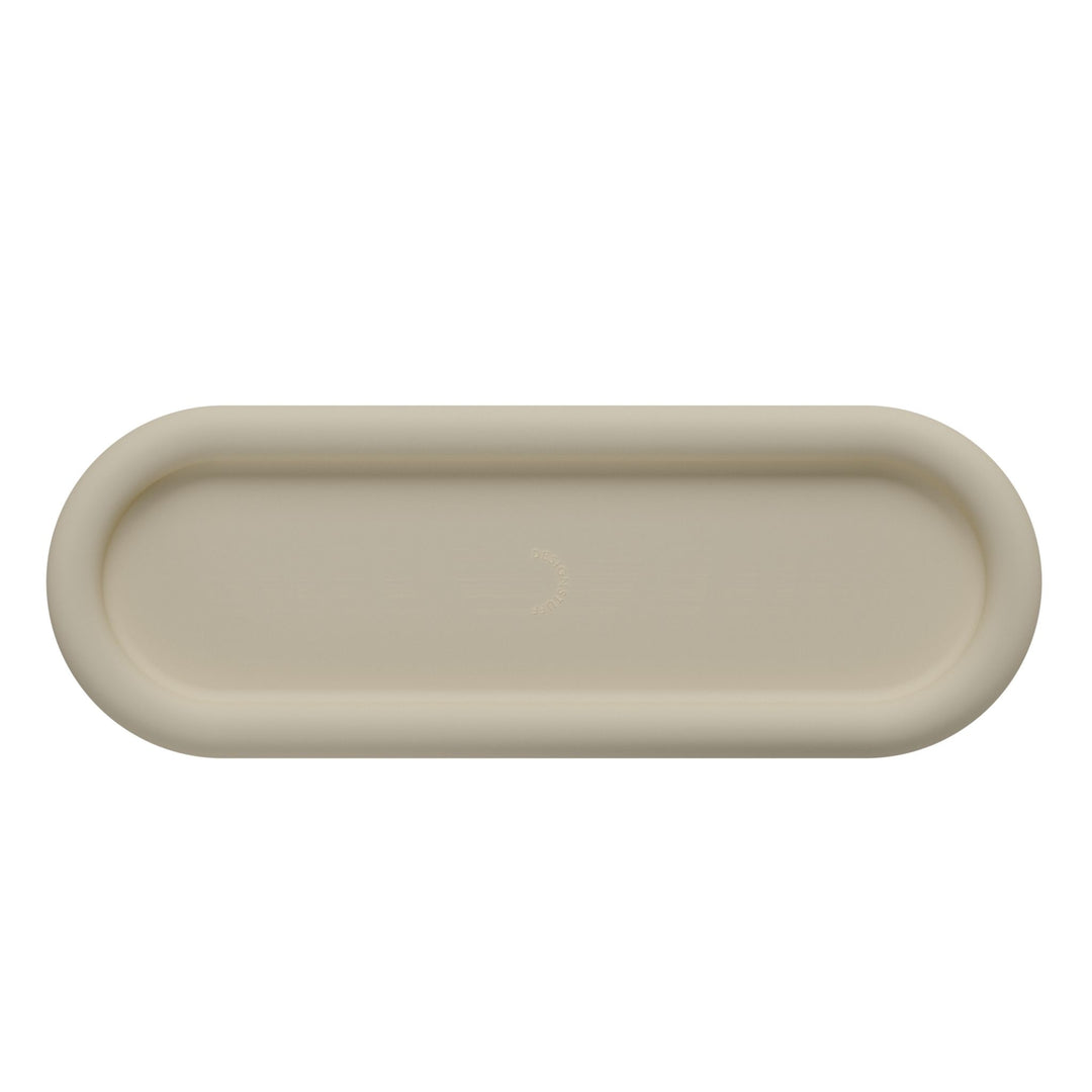 Plateau en silicone à bulles DESIGNSTUFF RUND, 35 cm, sable