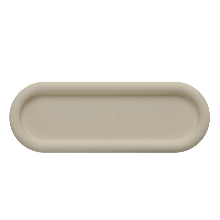 Plateau en silicone à bulles DESIGNSTUFF RUND, 35 cm, sable
