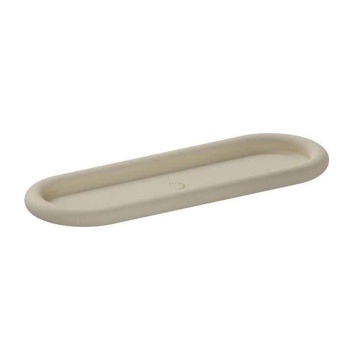 Plateau en silicone à bulles DESIGNSTUFF RUND, 35 cm, sable
