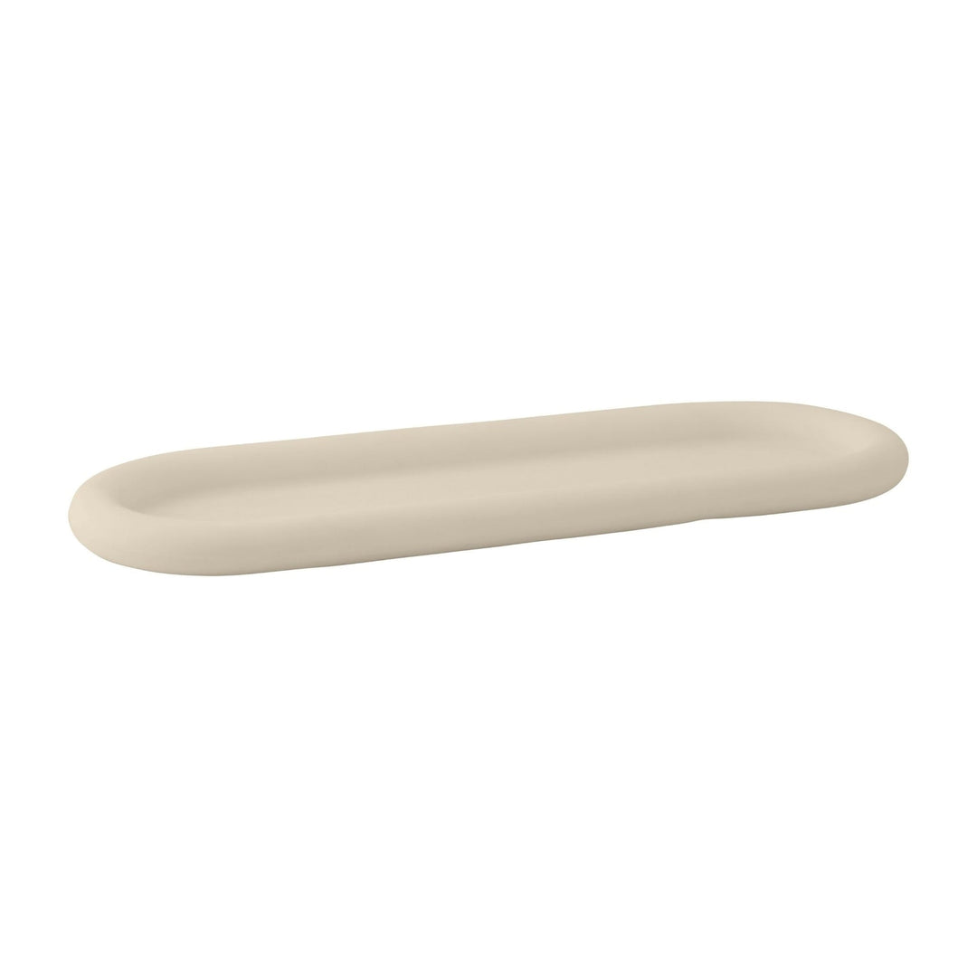DESIGNSTUFF RUND Bubble Silicone Tray, 35cm, Sand