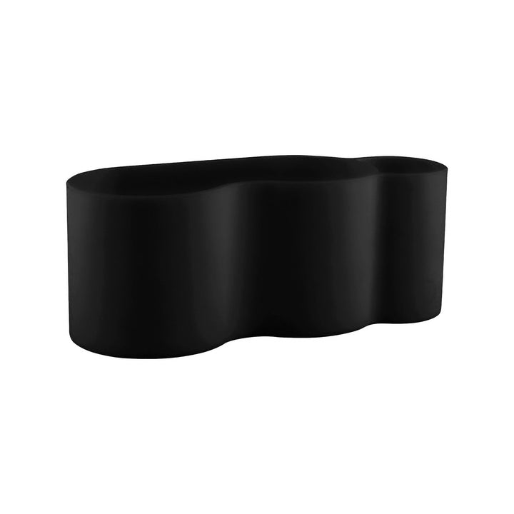 DESIGNSTUFF CURV Shower Caddy, Silicone/Adhesive, Black