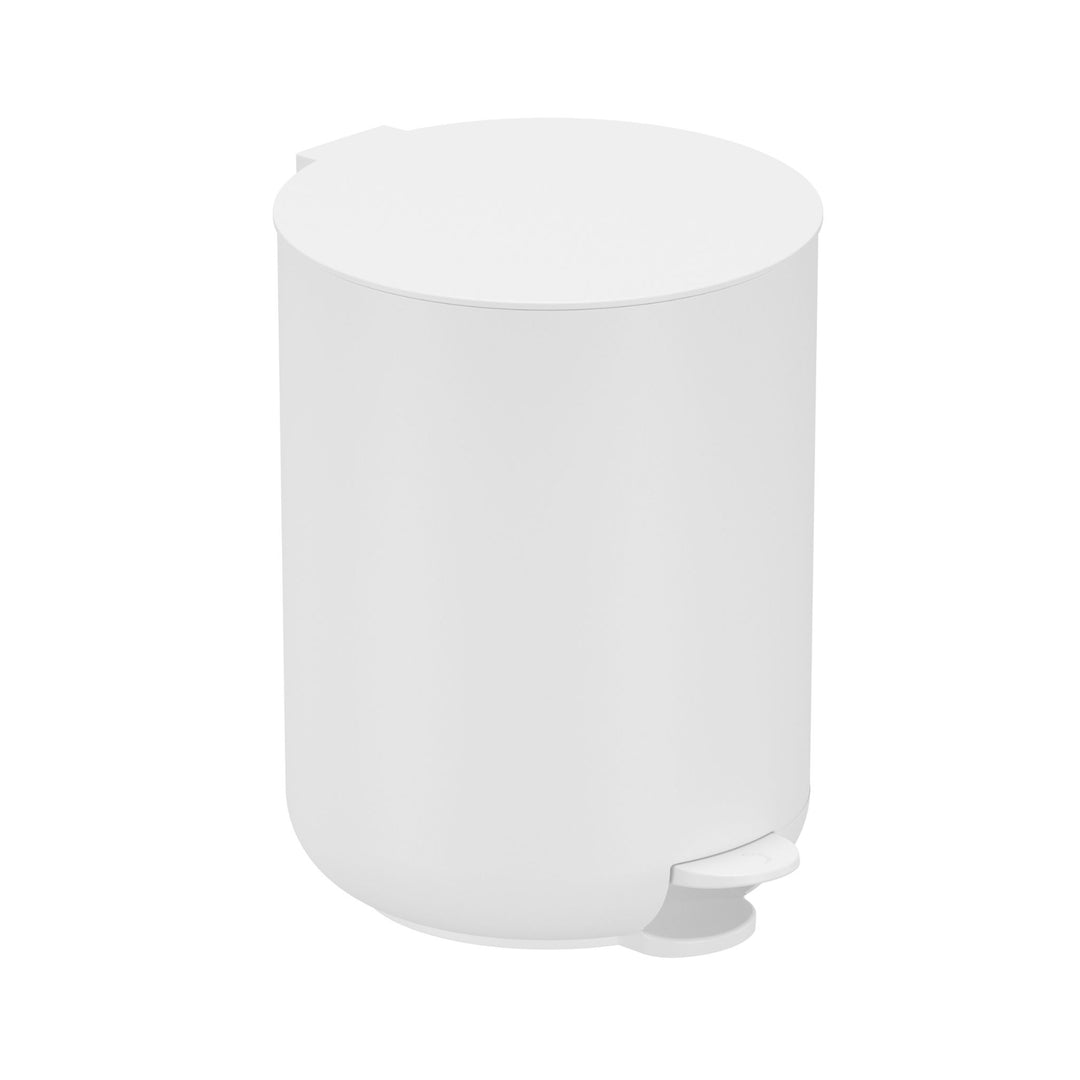 Poubelle à pédale DESIGNSTUFF ARC, 4,3L, blanche