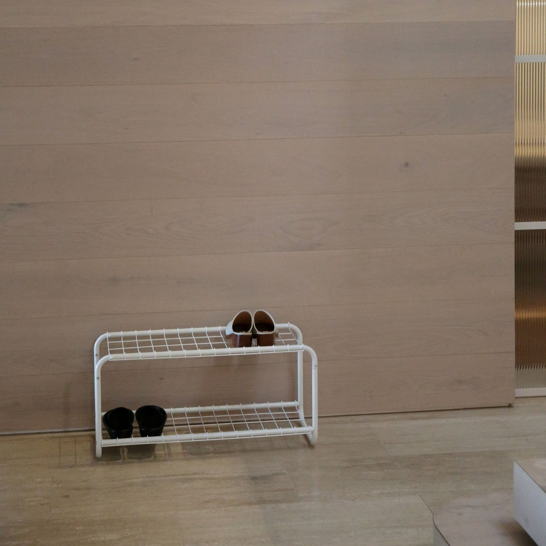 DESIGNSTUFF FORMA Shoe Rack, White