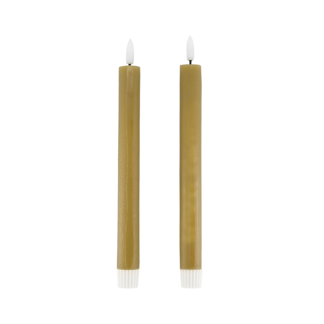 DESIGNSTUFF VIAH LED Candle, Fern (Set of 2)