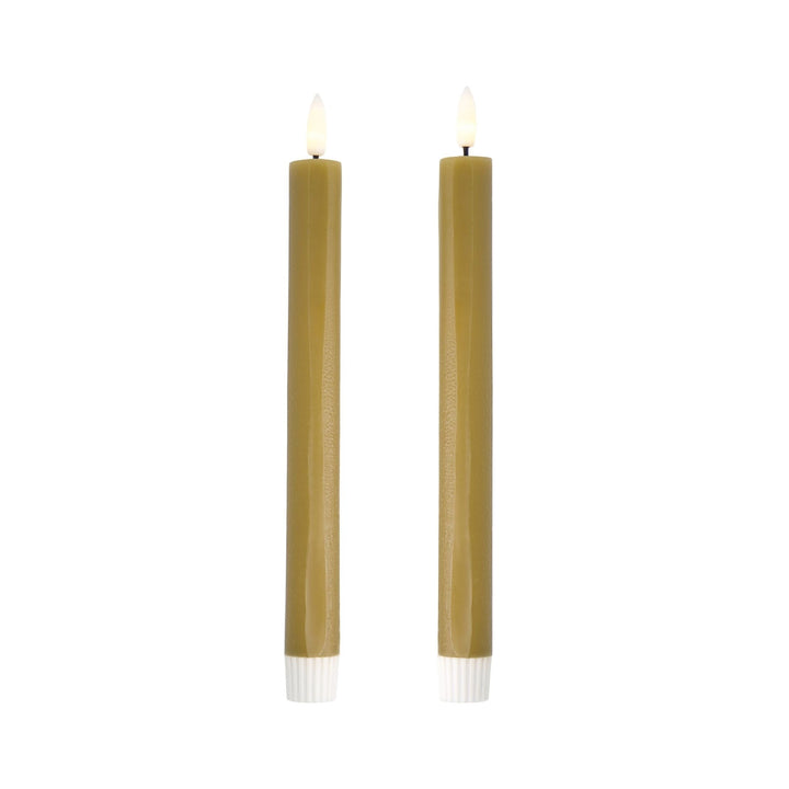 DESIGNSTUFF VIAH LED Candle, Fern (Set of 2)