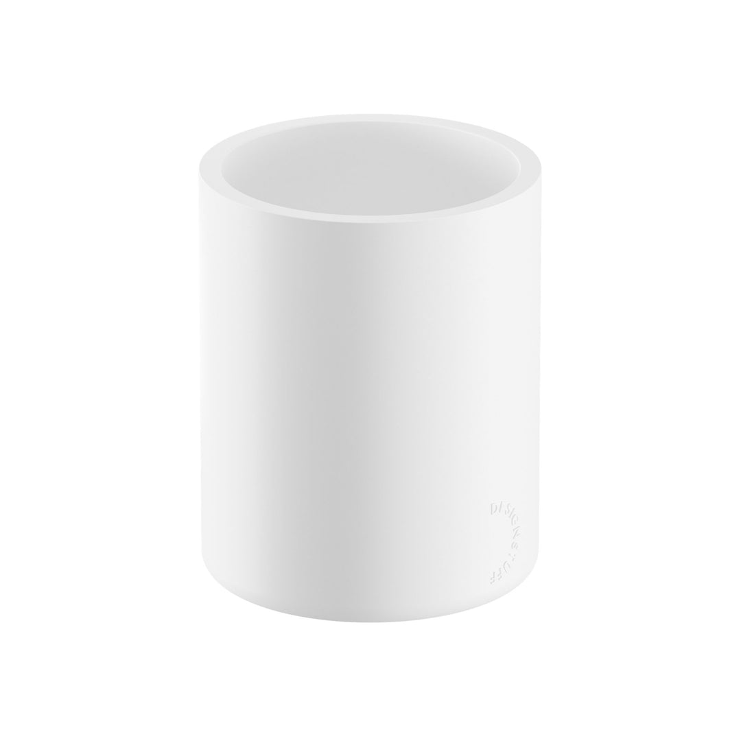 Gobelet/porte-brosse à dents DESIGNSTUFF ARC, blanc