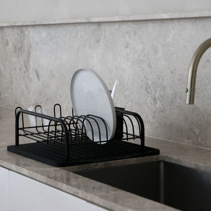 COMING SOON │ DESIGNSTUFF DRIP Curve Dish Rack, Black