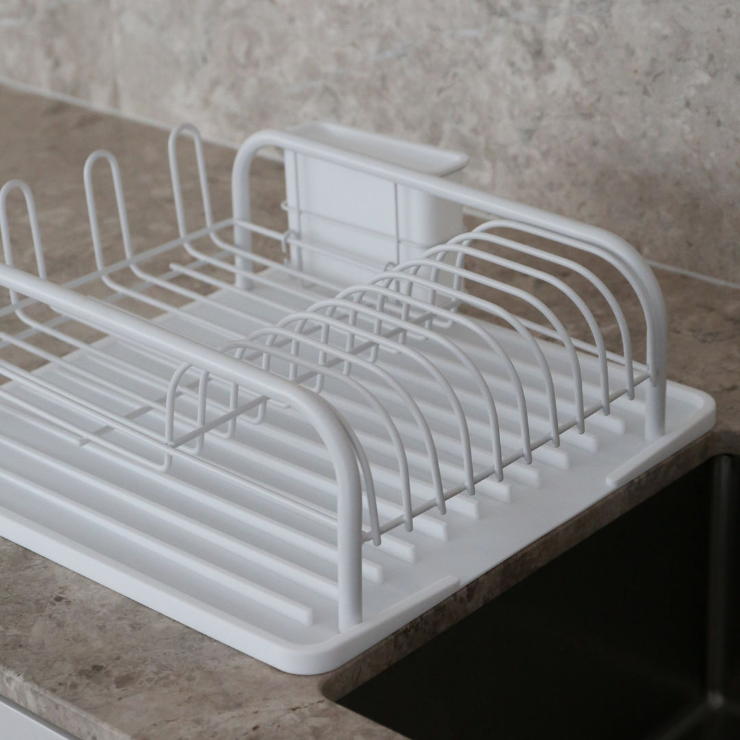 COMING SOON │ DESIGNSTUFF DRIP Curve Dish Rack, White