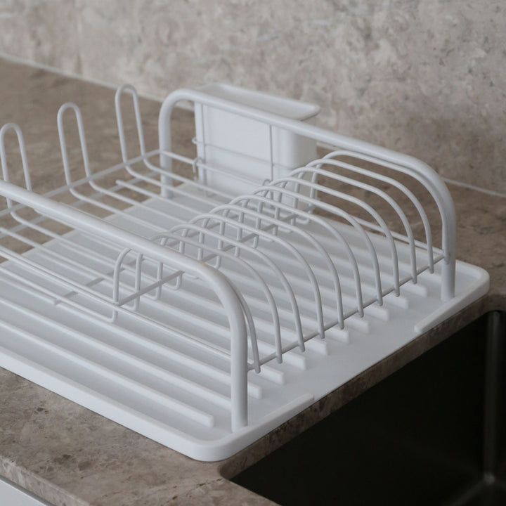 COMING SOON │ DESIGNSTUFF DRIP Curve Dish Rack, White