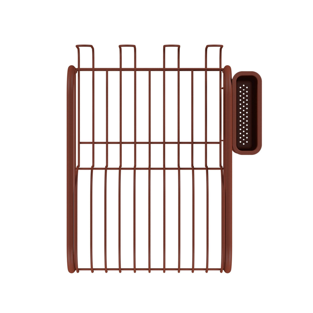 COMING SOON │ DESIGNSTUFF DRIP Curve Dish Rack, Brick