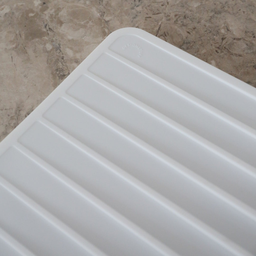 COMING SOON │ DESIGNSTUFF DRIP Sink Mat, White