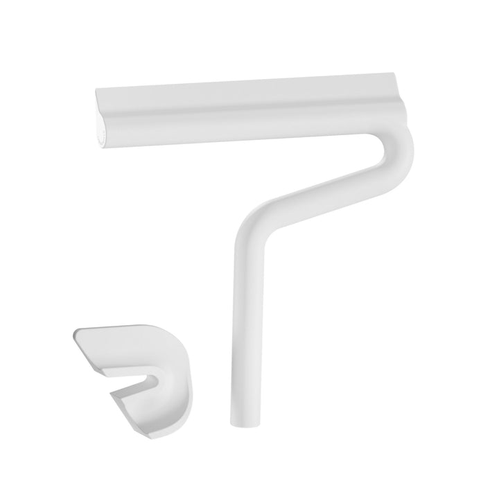 DESIGNSTUFF CURV Duschablage, Silikon/Selbstklebend, Schwarz