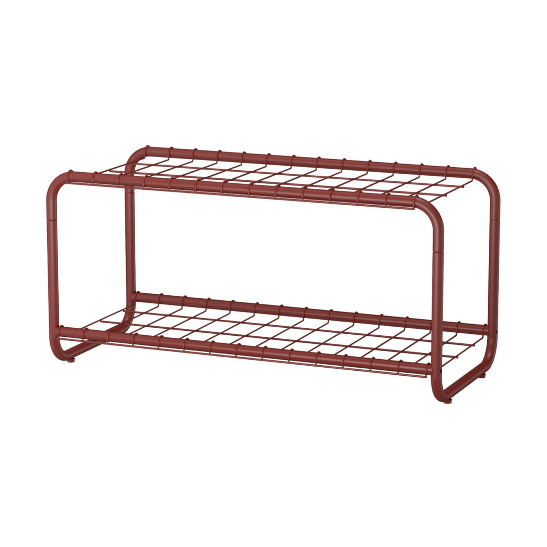 DESIGNSTUFF FORMA Shoe Rack, Brick