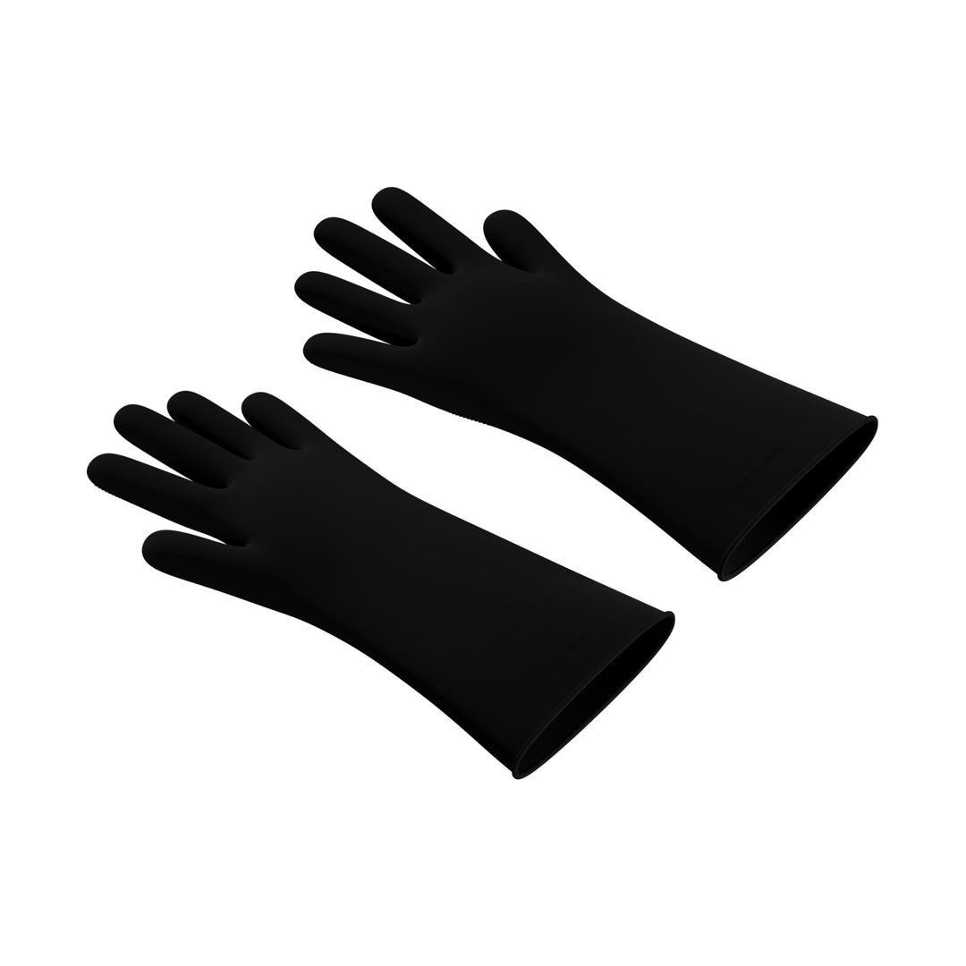 DESIGNSTUFF ETTA Hanf Gesprenkelt Schwamm, Schwarz (2er-Set)