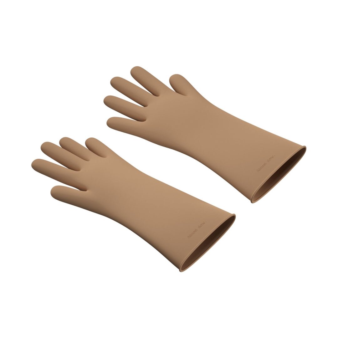 COMING SOON │ DESIGNSTUFF ETTA Silicone Dish Gloves, Camel
