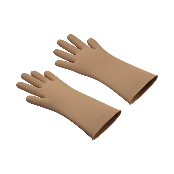 COMING SOON │ DESIGNSTUFF ETTA Silicone Dish Gloves, Camel