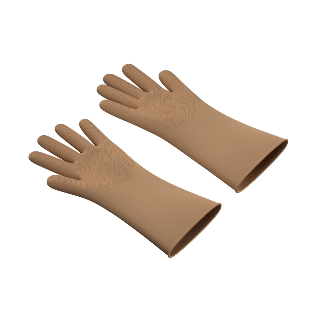 COMING SOON │ DESIGNSTUFF ETTA Silicone Dish Gloves, Camel