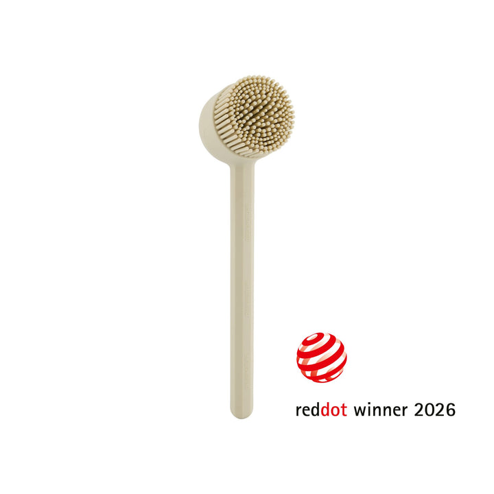 DESIGNSTUFF VANA Dish Brush, Silicone, Sand